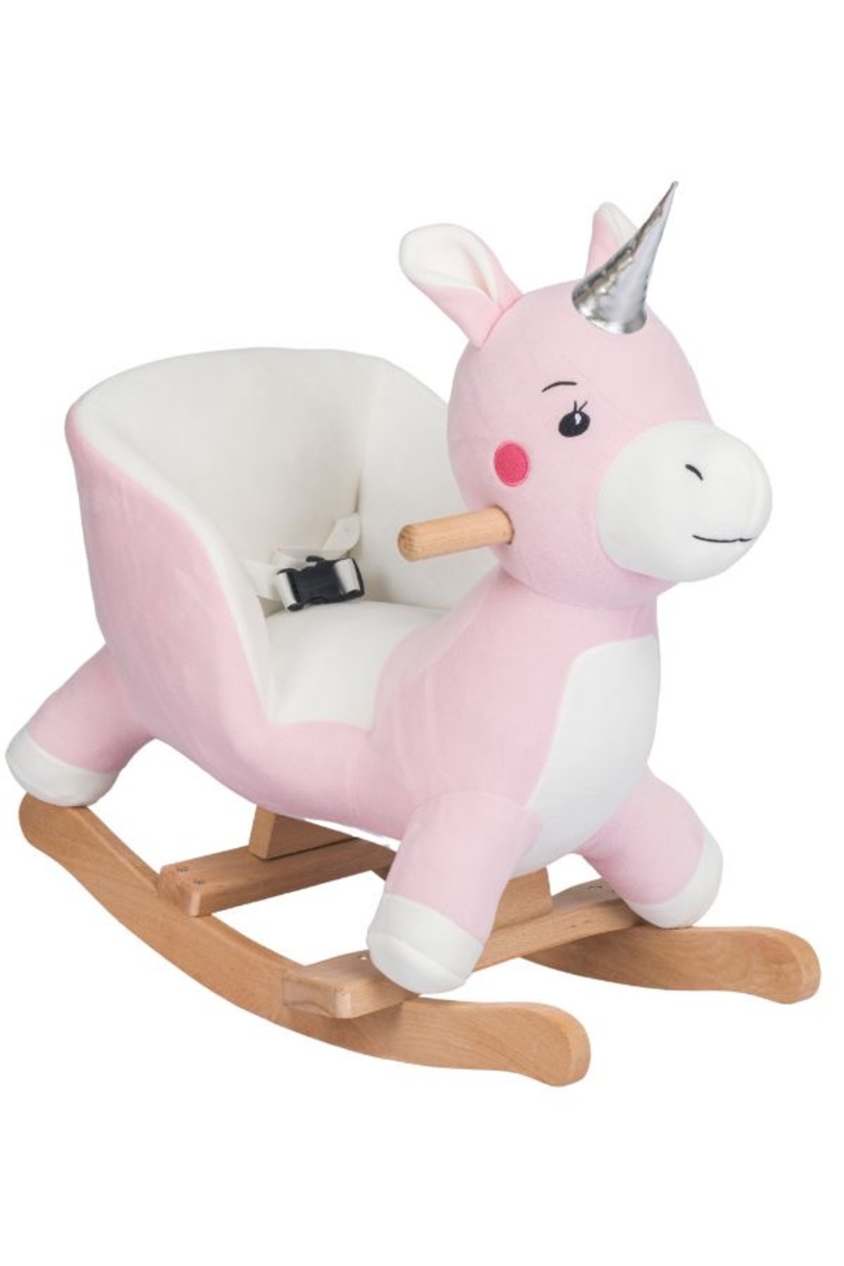 Pembe Sallanan Unicorn Peluş Koltuk
