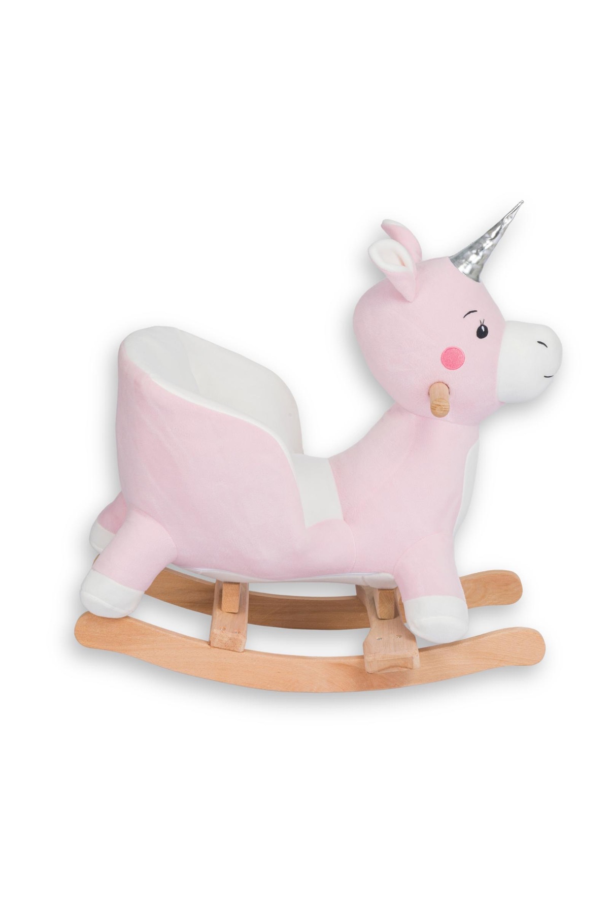 Pembe Sallanan Unicorn Peluş Koltuk
