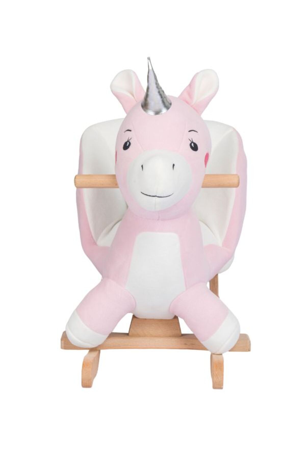Pembe Sallanan Unicorn Peluş Koltuk